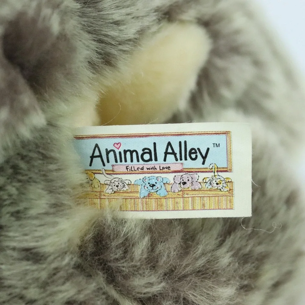 Toys R Us Animal Alley 2001 Gray Realistic Elephant Plush Stuffed Animal 16